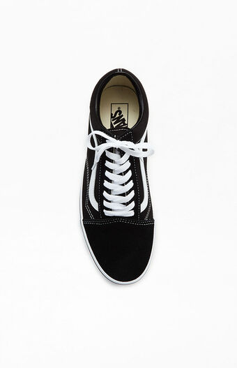 vans canvas old skool black and white shoes at pacsun com pacsun mens jeans size chart