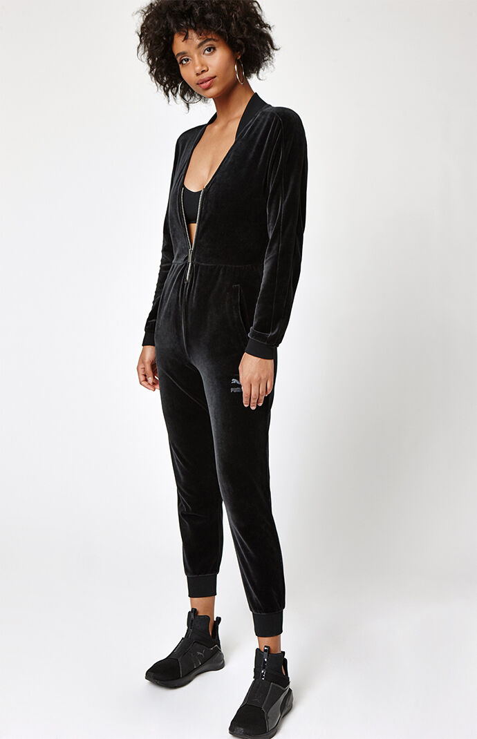puma velvet jumpsuit puma velvet jumpsuit