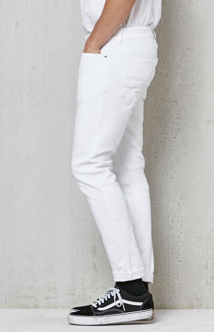 pacsun white striped jeans