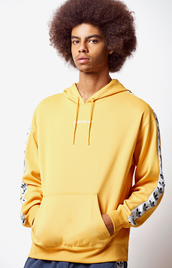 mens yellow adidas hoodie