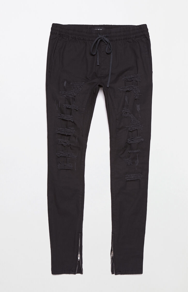 pacsun drop skinny camo cargo jogger pants