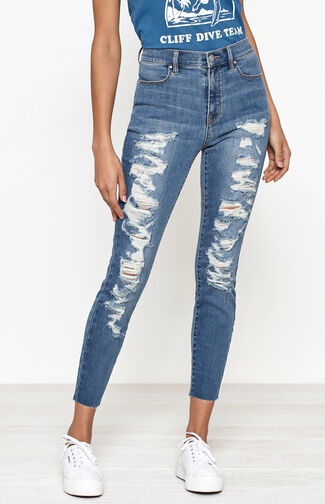 snap button striped side pants