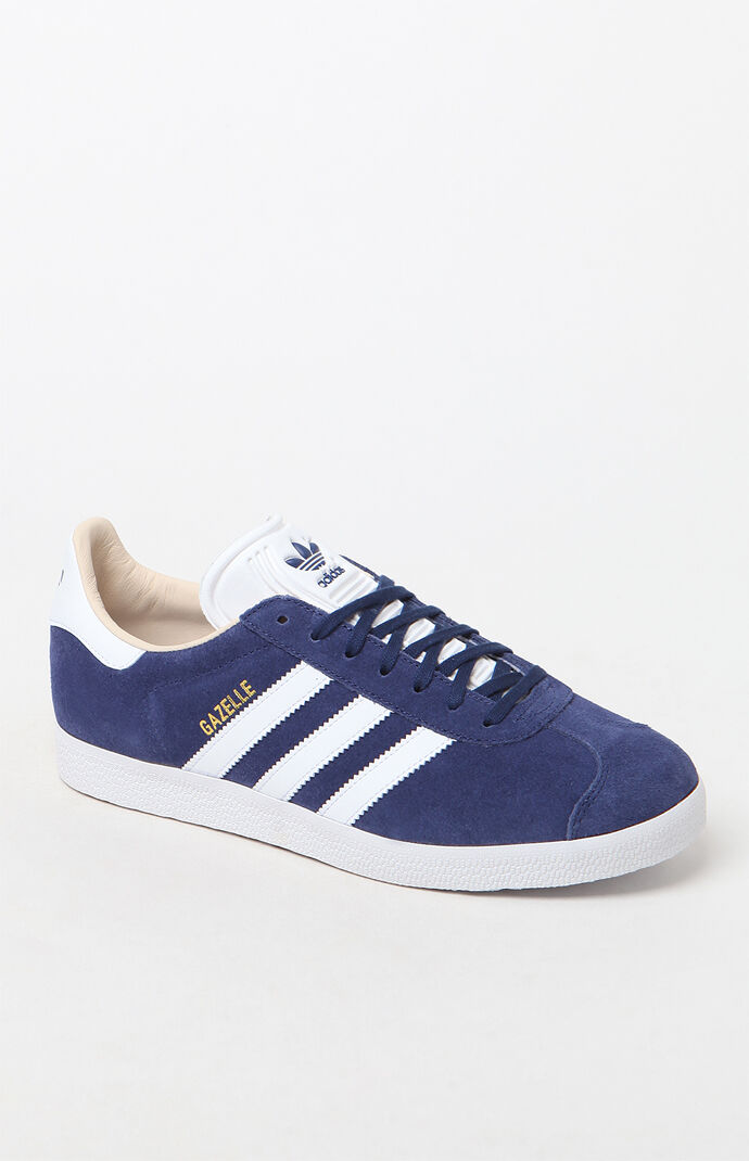 adidas gazelle navy white