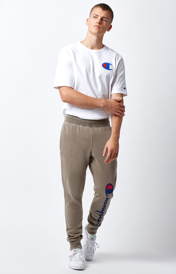 pacsun light grey sweatpants