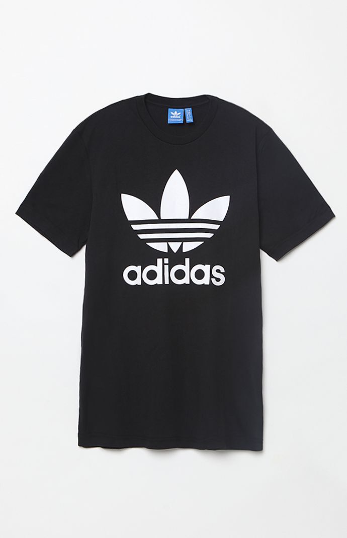 black adidas top