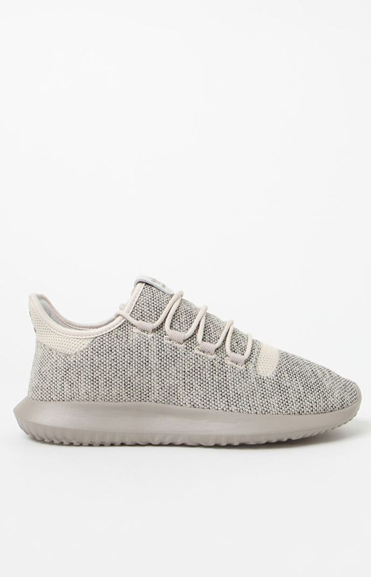 adidas Tubular Shadow Knit Brown Shoes at