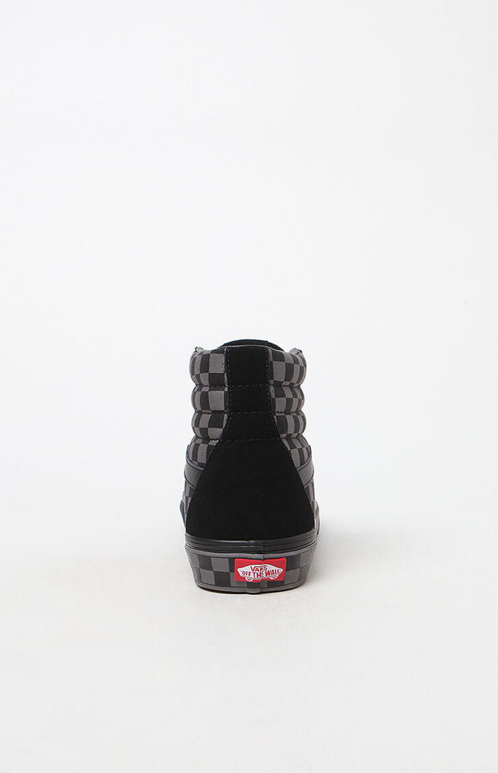Vans Sk8Hi Reissue Checkerboard Black and Pewter Shoes at
