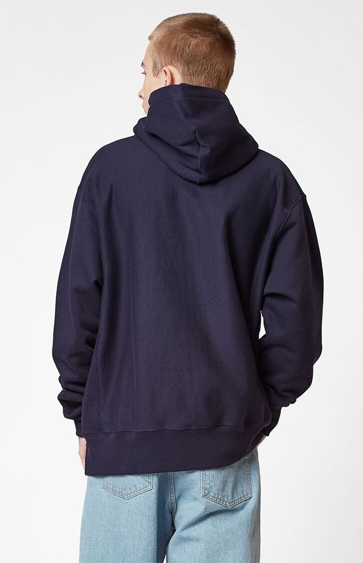 champion small c reverse weave pullover hoodie