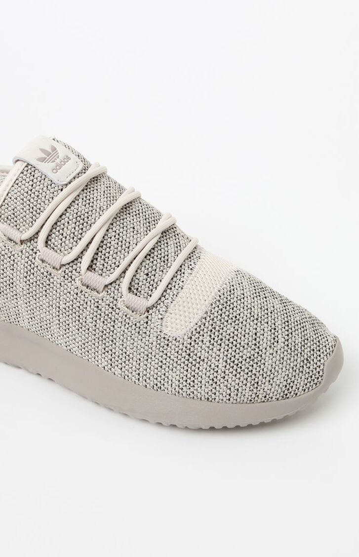 adidas Tubular Shadow Knit Brown Shoes at