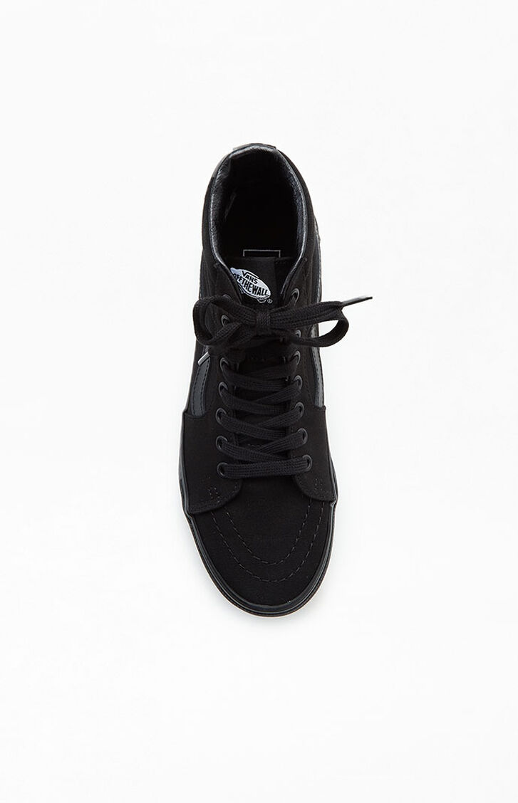 black canvas shoes high top