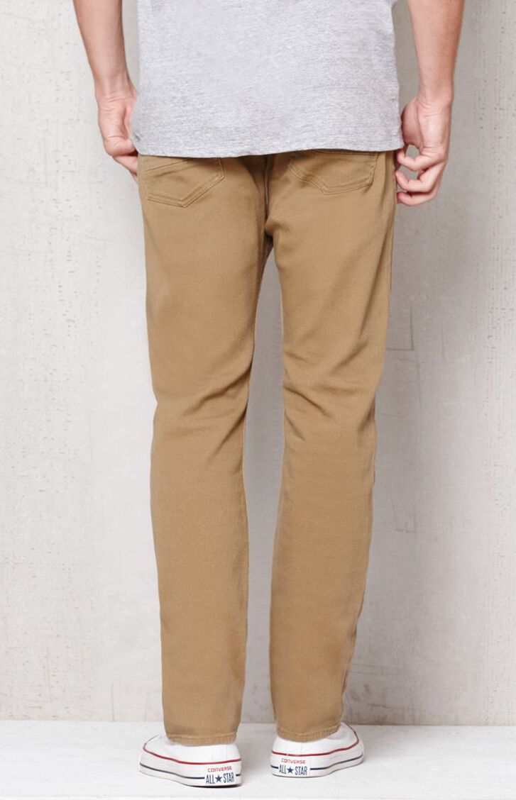 PacSun Slim Khaki Stretch Jeans at