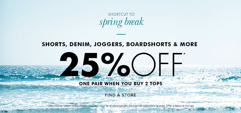 Mens Promo 25% Off