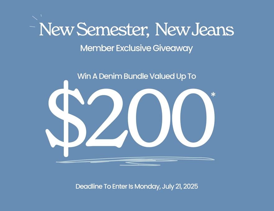 Score $200 worth of Pacsun denim. Deadline to enter is Monday, July 21, 2025