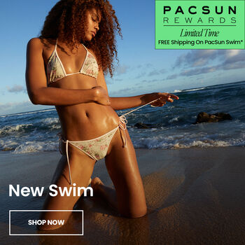 Limited Time FREE Shipping On PacSun Swim* Excludes final sale styles.
