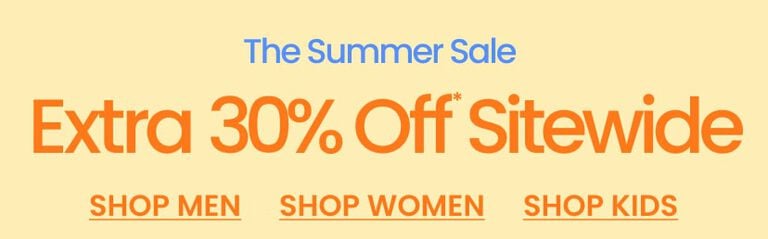 The Summer Sale Extra 30% Off* Sitewide
