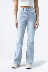 Womens High Rise Bootcut Jeans