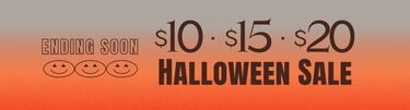 Ending Soon $10 • $15 • $20 Halloween Sale