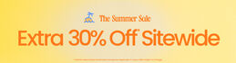 The Summer Sale. Extra 30% Off* Sitewide. *Valid on select styles and brands. Savings not applicable to taxes. Offer subject to change.
