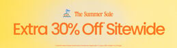 The Summer Sale. Extra 30% Off* Sitewide. *Valid on select styles and brands. Savings not applicable to taxes. Offer subject to change.