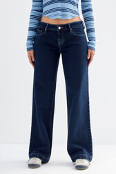 Womens Low Rise Girlfriend Jeans