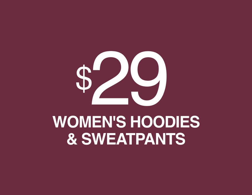 ENDS SOON $29 Women's Hoodies & Sweatpants