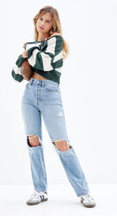Womens Straight Leg Jeans