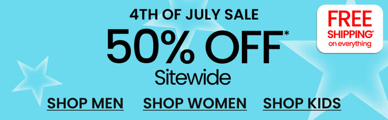 4th of July Sale 50% Off* Sitewide