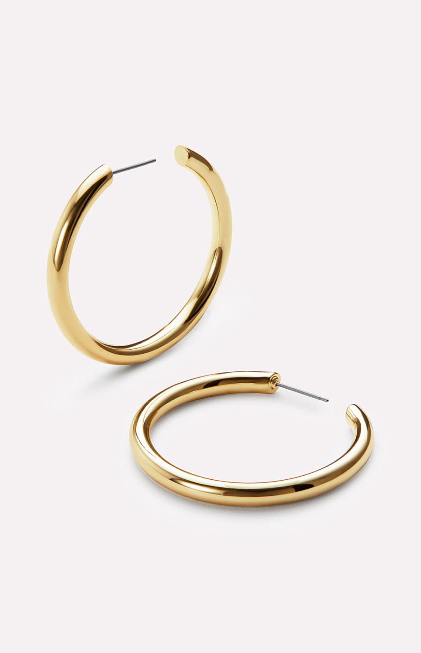 Ana Luisa Tia Medium Gold Hoop Earrings