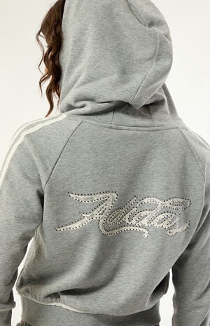 Originals Graphic Cropped Full Zip Hoodie image number 1