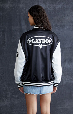 By PacSun Emblem Varsity Bomber Jacket image number 4