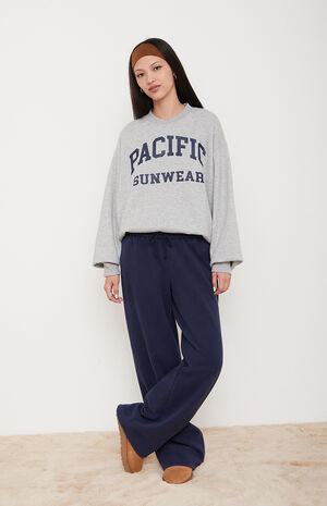 Pacific Sunwear Varsity Crew Neck Sweatshirt image number 4