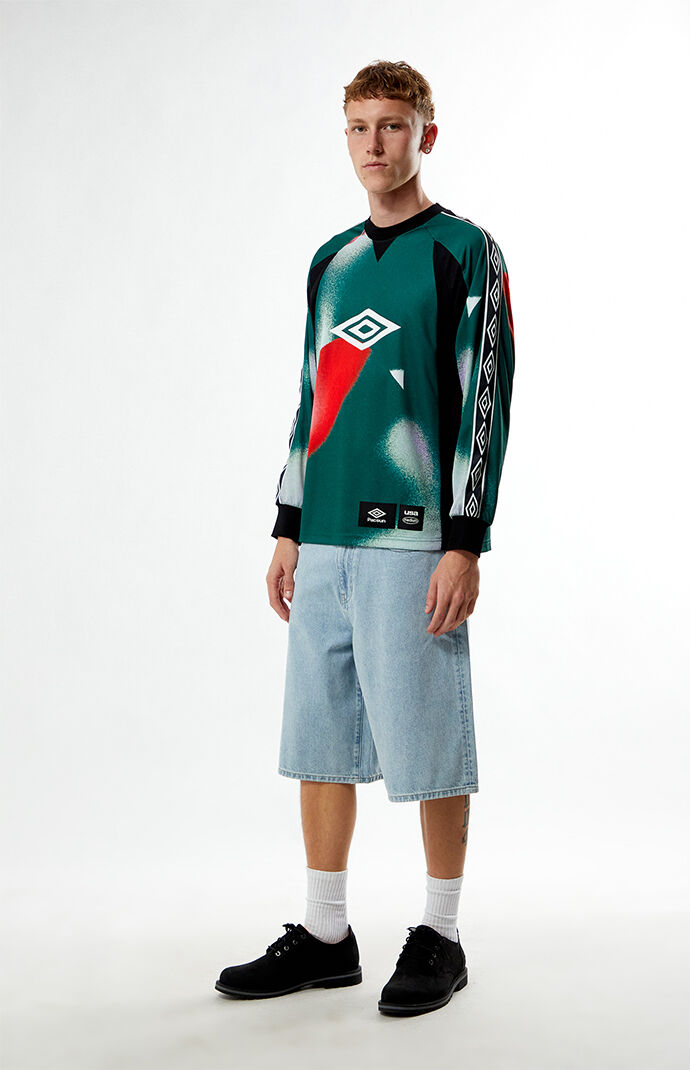 ☆UMBRO☆ Active Allround Stretch Long Sleeve Piste Khaki UQ Umbro x PacSun Taty Goal Long Sleeve Jersey | PacSun