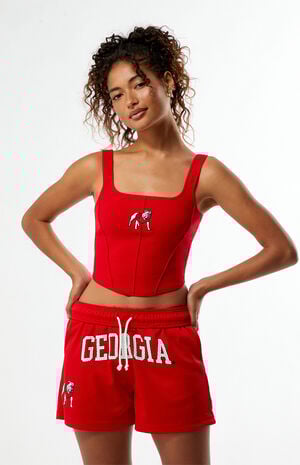 Georgia Bulldogs Hoop Jersey Basketball Shorts image number 3