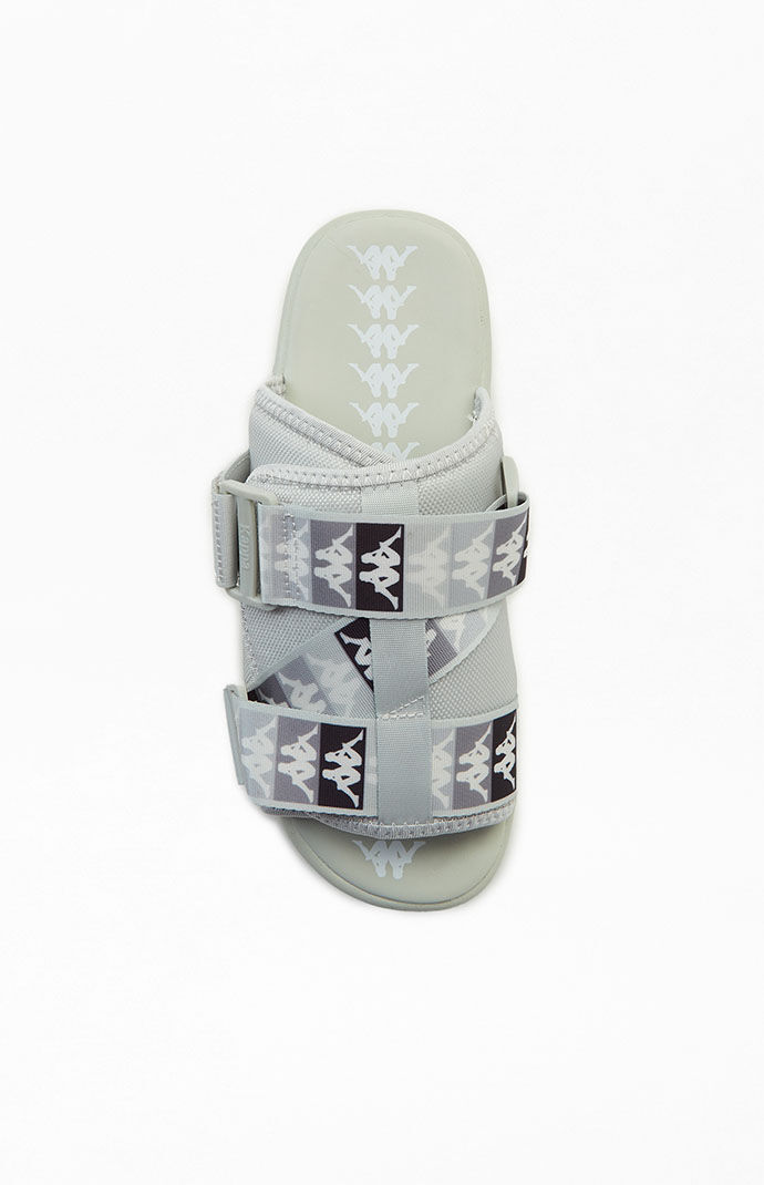 Kappa Gray 222 Banda Mitel 11 Slide Sandals PacSun