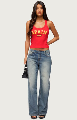 Heidie Low Rise Baggy Jeans image number 5