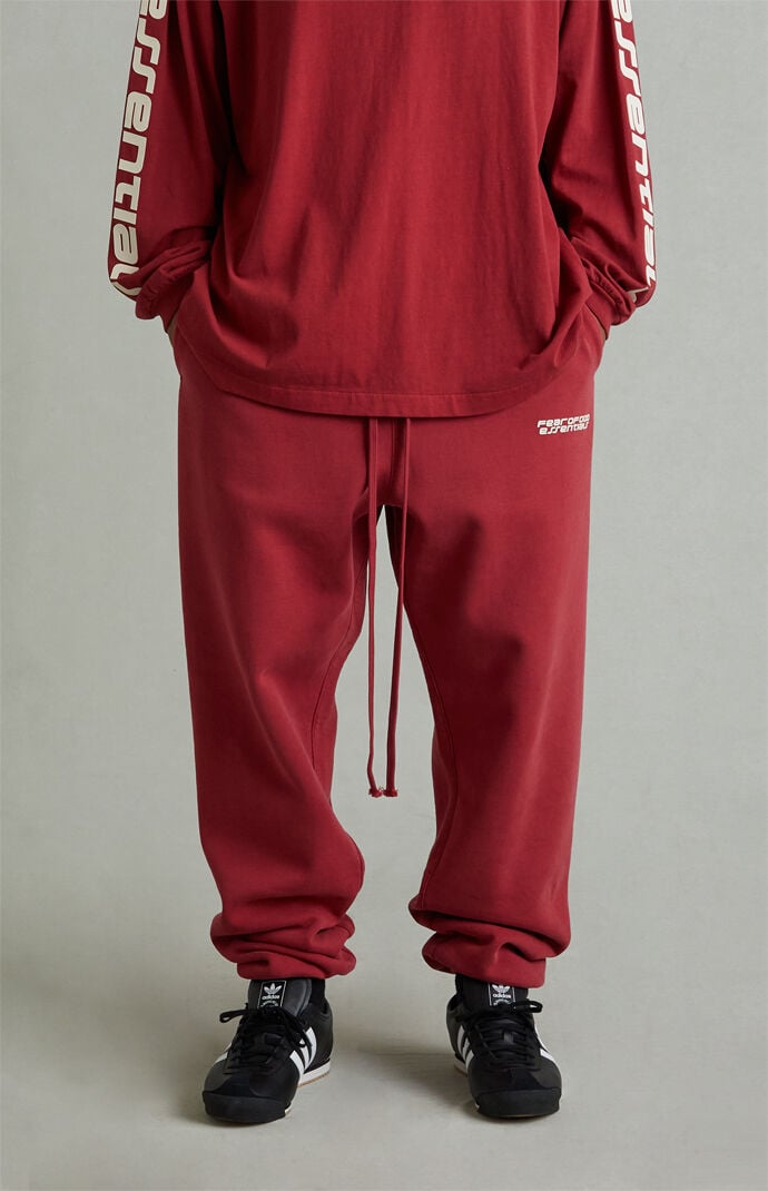 Fear of God ESSENTIALS Crimson Classic Fleece Sweatpants