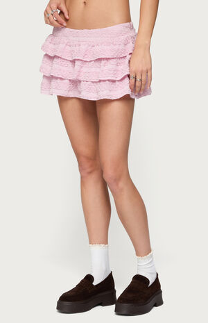 Margaux Textured Ruffle Mini Skort image number 2