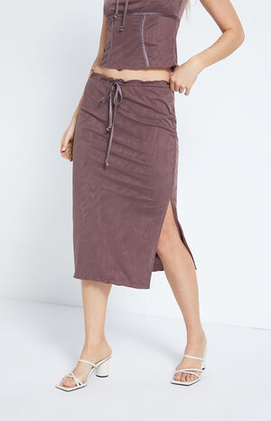 Mesh Midi Skirt image number 2