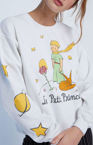 Stars Flower Oversized Crew Neck Sweatshirt image number 2