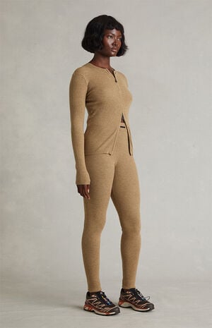 Women's Dune Ribbed Knit Leggings image number 2