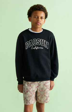 Black Crew Neck Sweatshirt image number 2