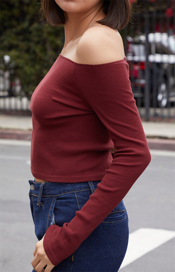 Pacsun off the clearance shoulder top