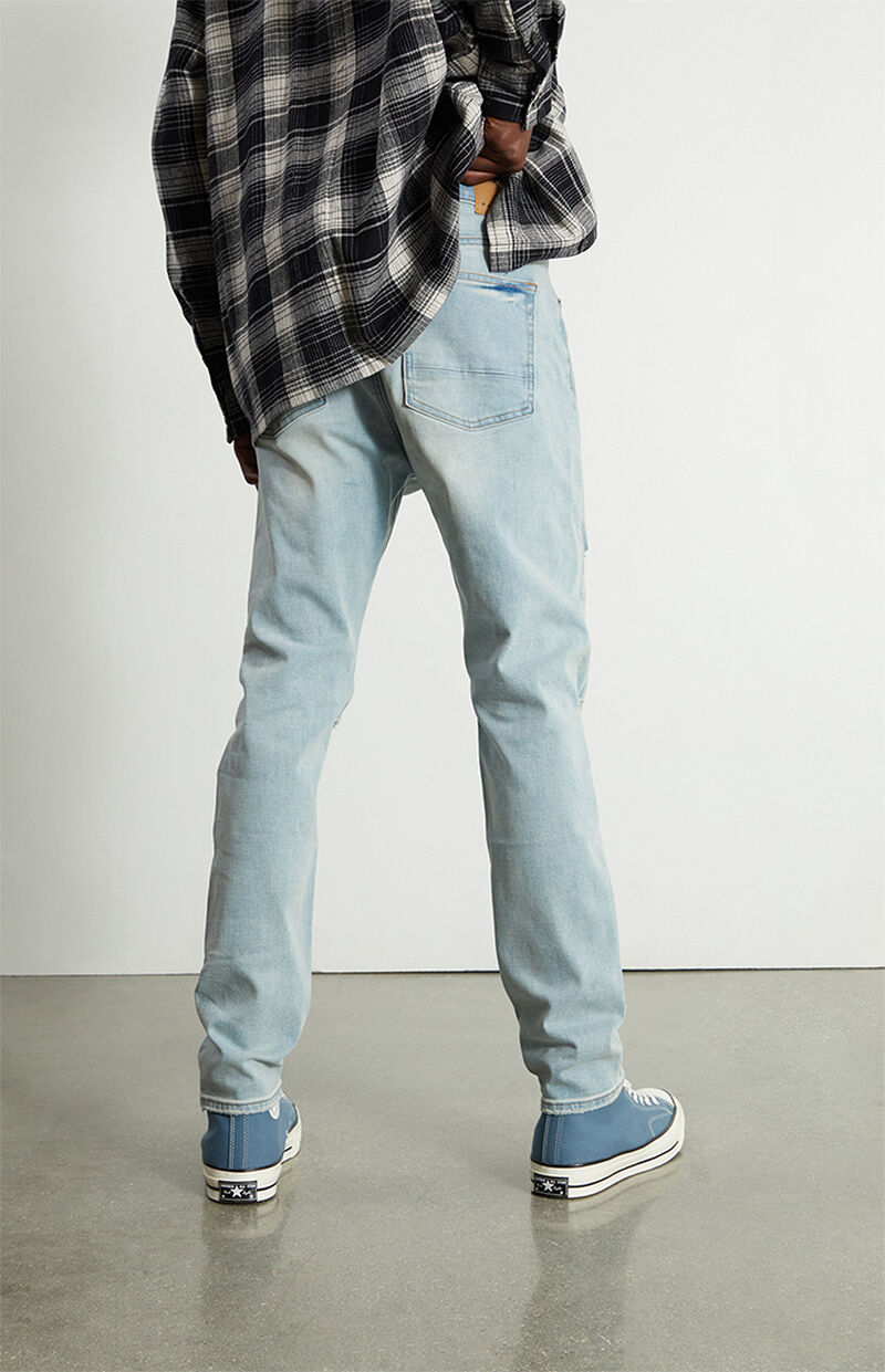 PacSun Medium Ripped Slim Taper Jeans PacSun