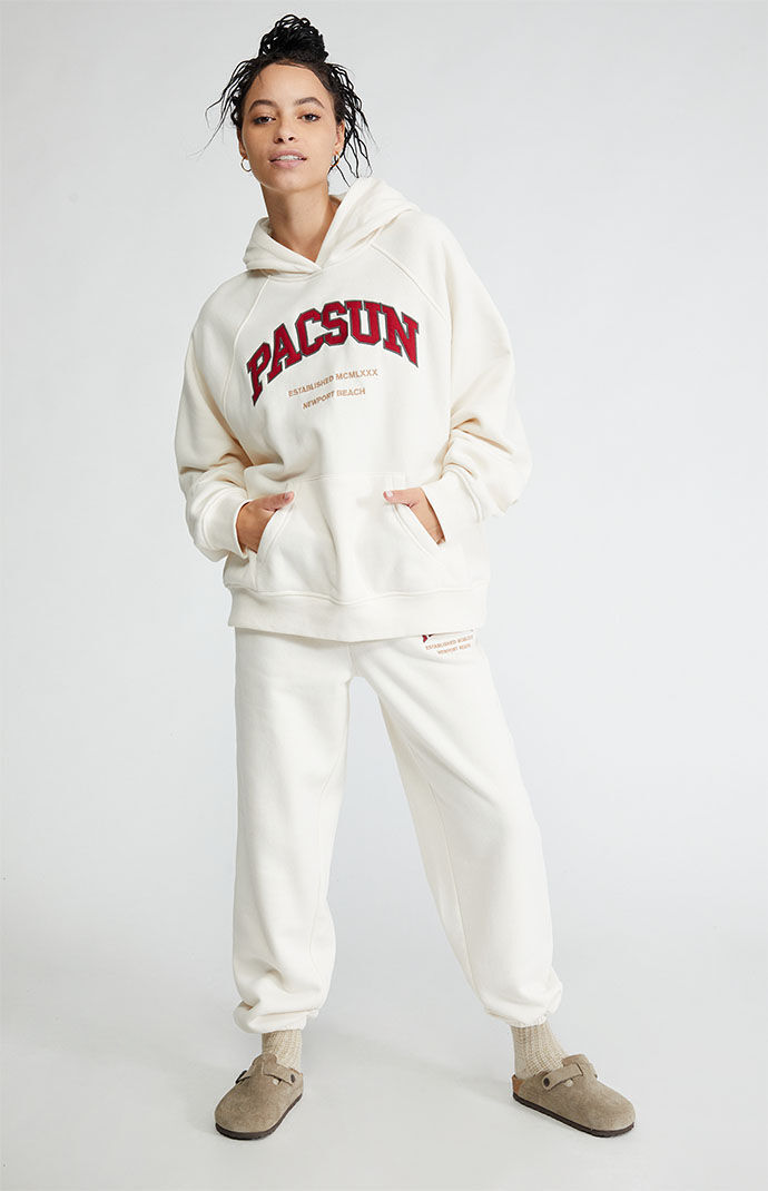 White deals hoodie pacsun