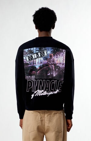 x PacSun Miami Black Crew Neck Sweatshirt