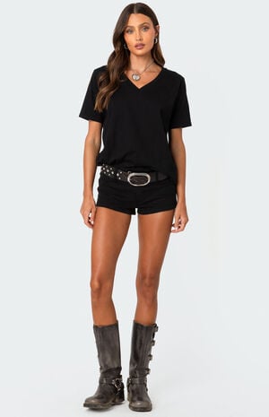 Loose Fit v Neck T-Shirt image number 2