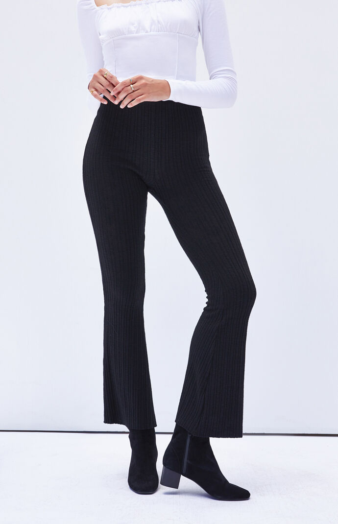 PacSun Ribbed Flare Pants PacSun