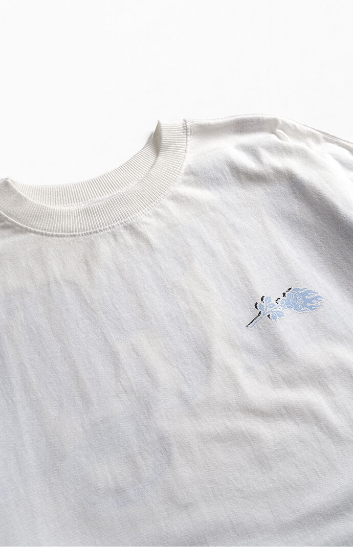 nägonstans layer-hem t-shirt cement Civil Concrete Blue 199X Oversized T-Shirt | PacSun