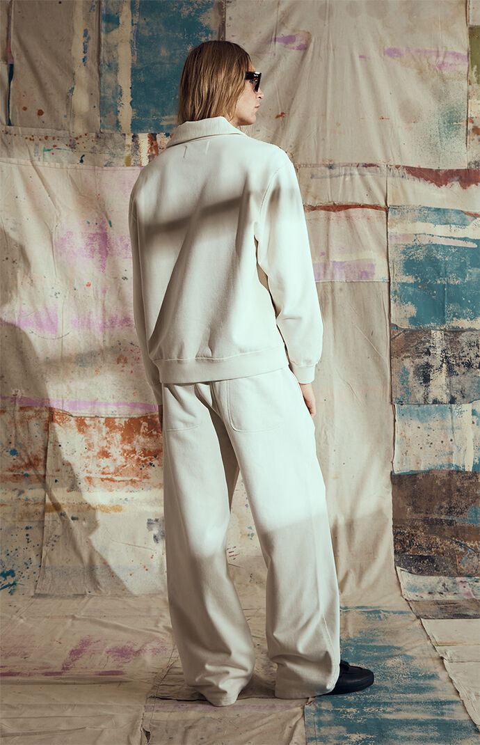 FIELD OF STUDY by Pacsun White Sully Extreme Baggy Sweatpants
