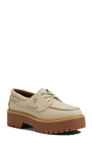 Women's Taupe Stone Street Boat Shoes image number 10